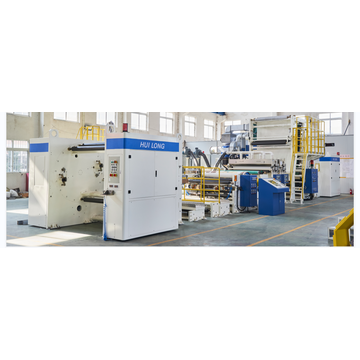 Tandem co-extrusion lamination machine